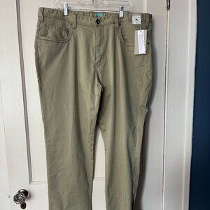 Tommy Bahama Pants Mens NWT 40x38 Khaki Beige Stretch Boracay Chino 5 Pocket